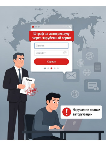 В РФ ввели штрафы за авторизацию пользователей через зарубежные сервисы