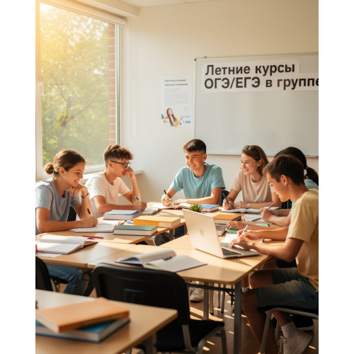Летние курсы ОГЭ/ЕГЭ в группе