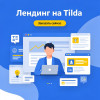 Лендинг на Tilda (стандартный дизайн)