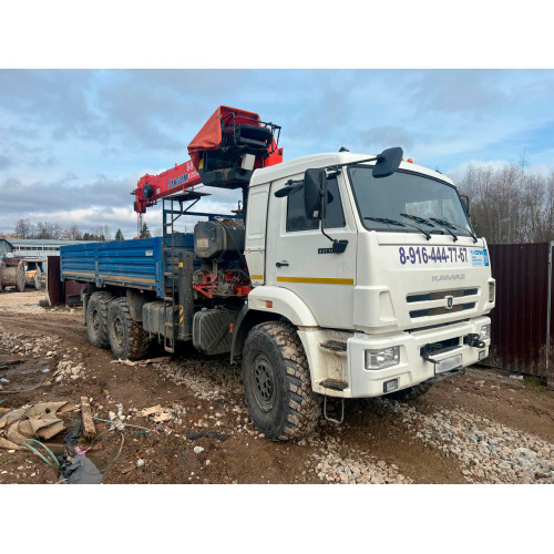 Аренда Манипулятора с КМУ HIAB 190T на шасси КАМАЗ